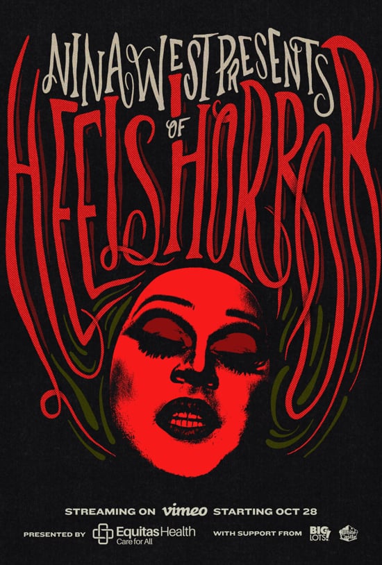 Nina West wins Halloween with Horror on Heels|Nina West's Heels of Horror releases for Halloween|Nina West wins Halloween