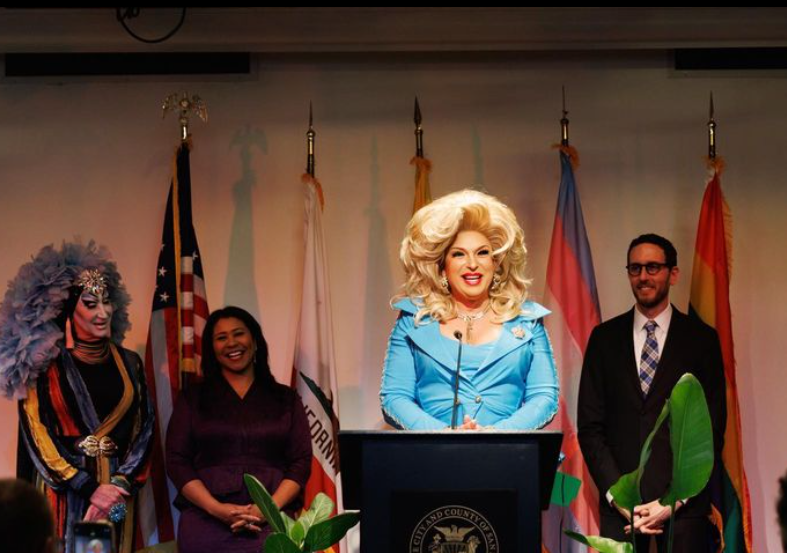 Image: D'Arcy Drollinger names Drag Laureate of San Francisco (@darcydrollinger/@Instagram)