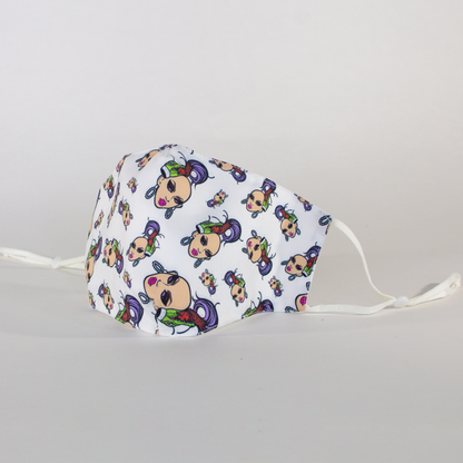 Ongina's Classic Print Mask - Side View