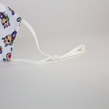 Ongina's Classic Print Mask - Adjustable Strap